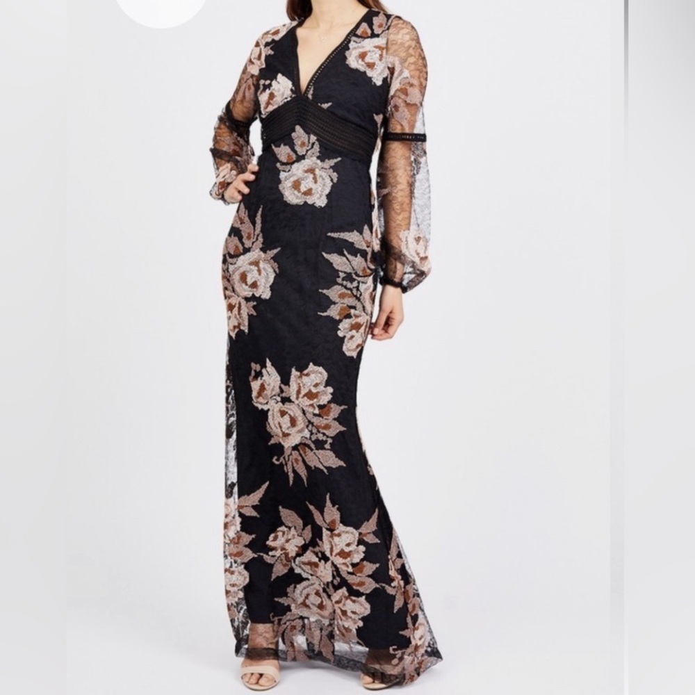 NWT Belle Badgley Mischka Tierra Dress Size 8